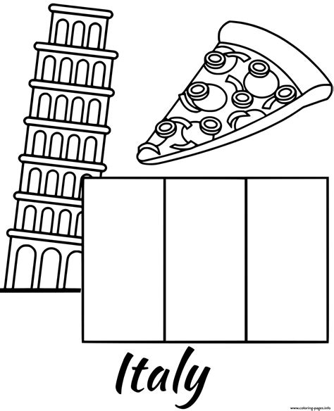 Printable Italy Coloring Pages